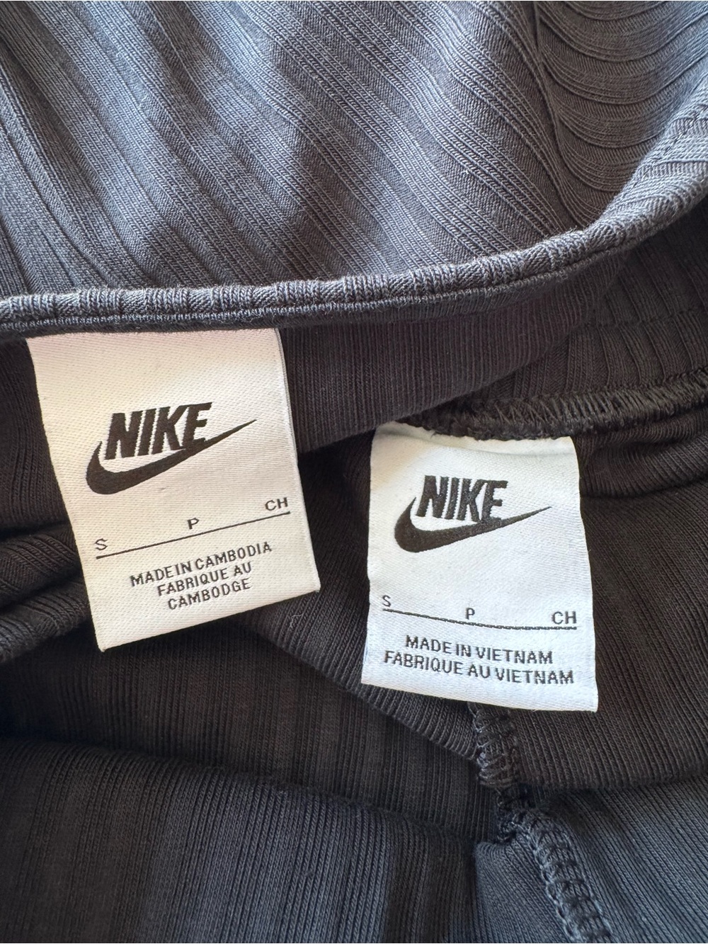 Nike Sportswear High Waisted Ribbed Jersey Pants & Top Set DV7868 DV7870 Small - Picture 12 of 13